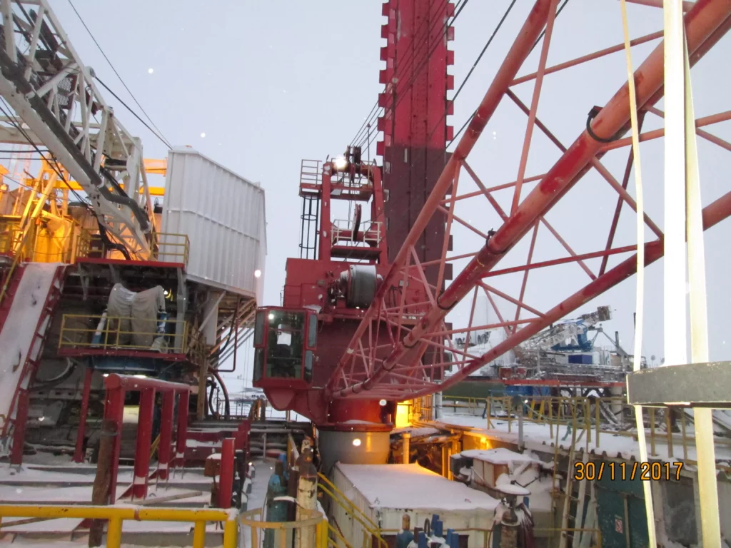 Modernization of the crane for the “Amazon” jack-up drilling and exploration platform
