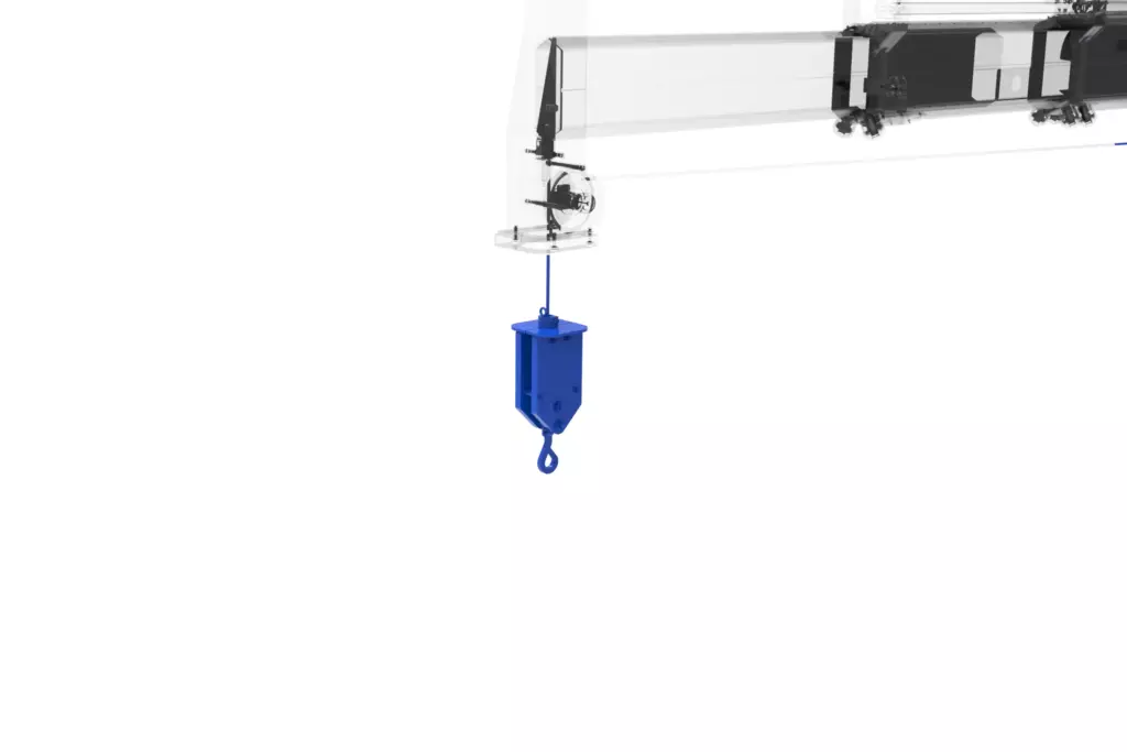 Marine Knuckle Boom Crane Model KMU 0.5TX8M-15TX55M 3D Model Hook Block