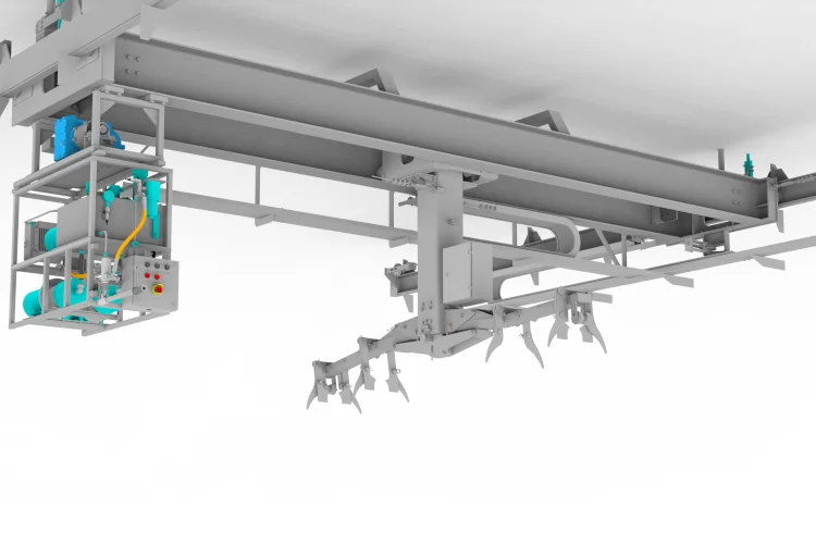 Hoisting mechanism with drive and hydraulic equipment