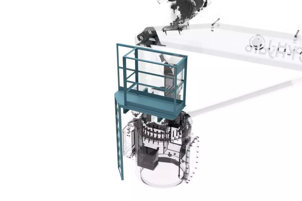 Marine Stiff Boom Crane Model 3TX9M 3D Model Platform