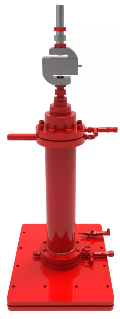 KSTU Hydraulic Test Stand | Pressures up to 200 bar | Piston Cylinder Vertical