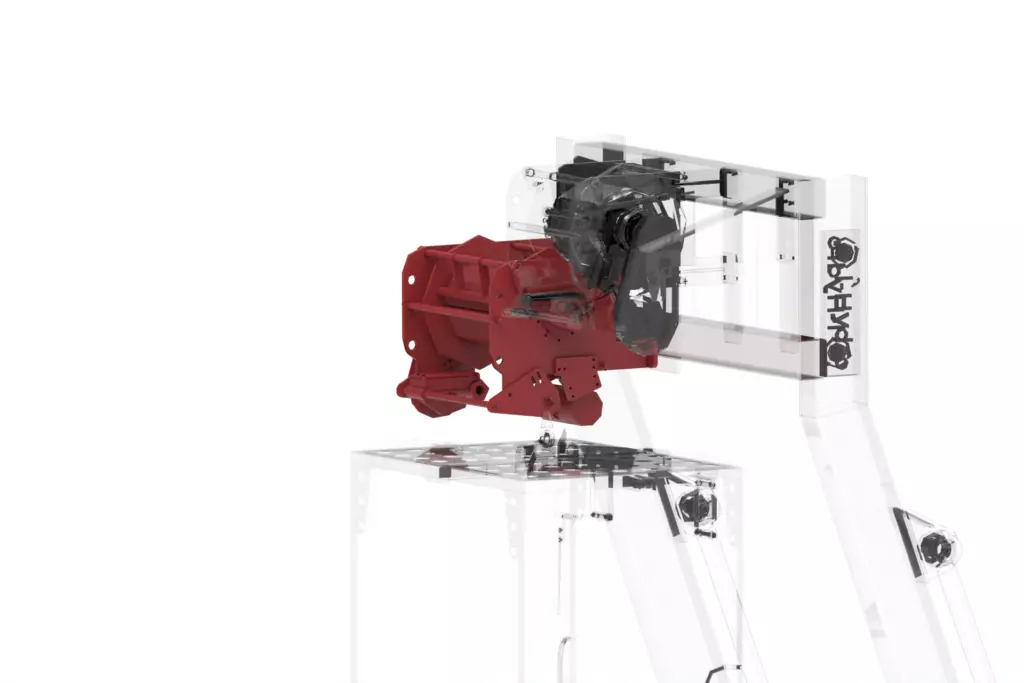 LARS with Diving Bell 1T 3D Model Guide Wire Winch