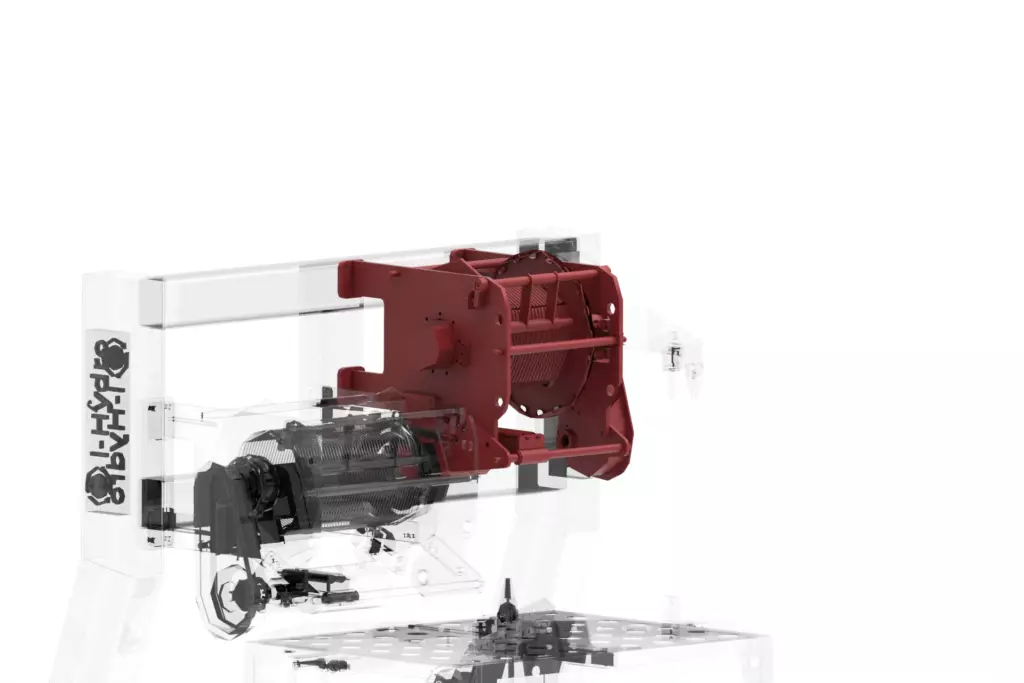 LARS with Diving Bell 1T 3D Model Hoisting Winch