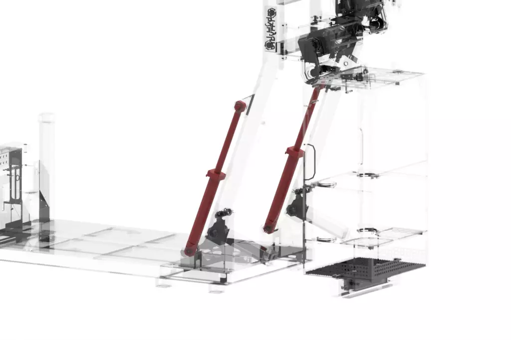 LARS with Diving Bell 1T 3D Model Hydraulic Cylinders