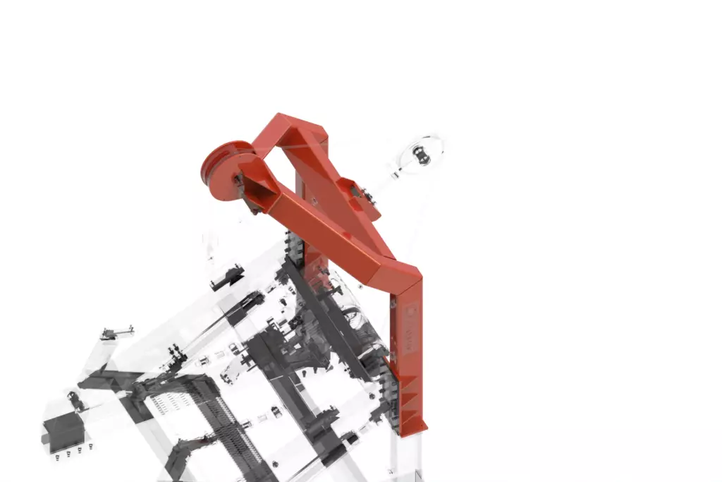 Marine A-Frame Davit 30kN 3D Model Boom