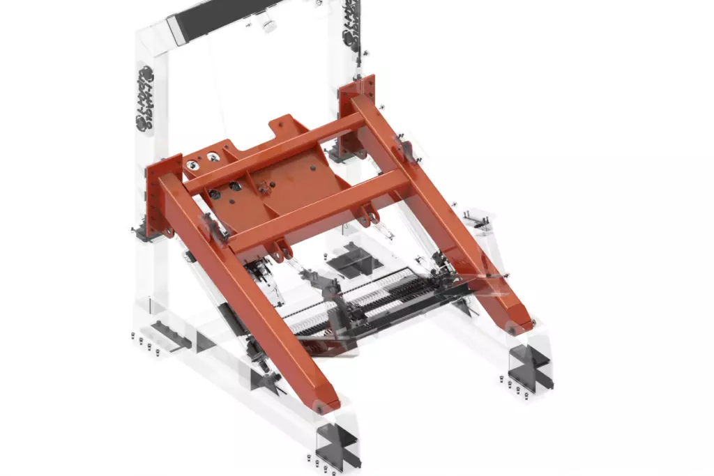 Marine A-Frame Davit 30kN 3D Model Frame
