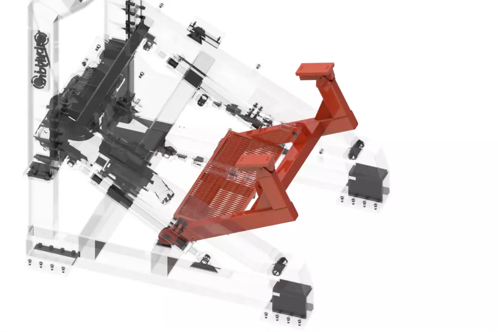 Marine A-Frame Davit 30kN 3D Model Keel Blocks