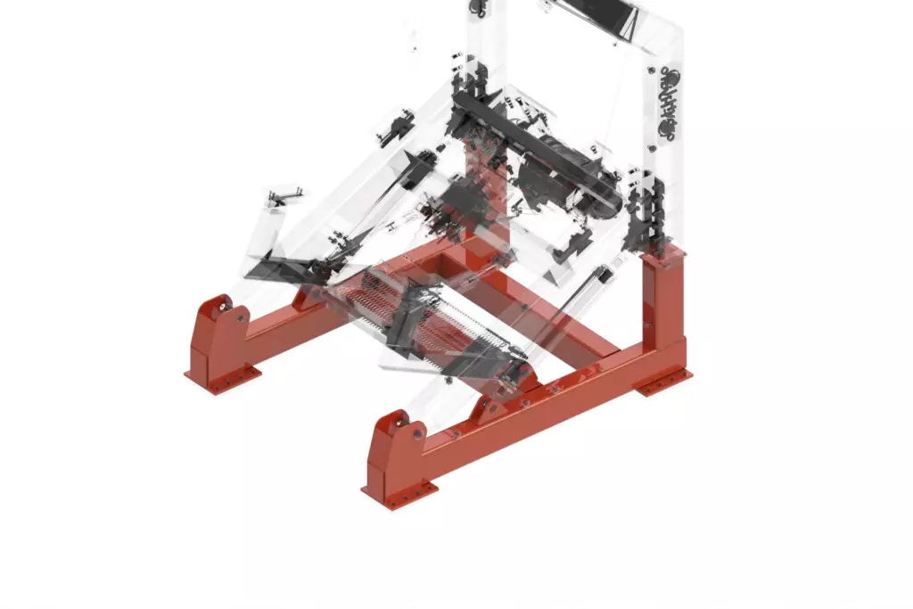 Marine A-Frame Davit 30kN 3D Model Subframe