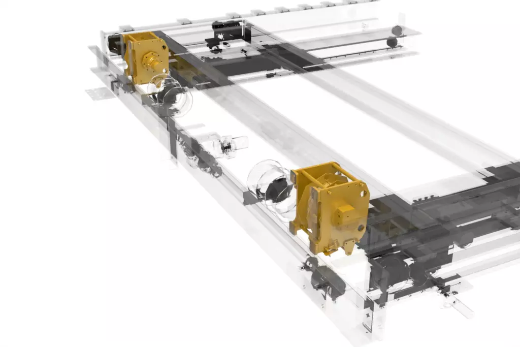 Marine Double-Beam LARS 3.6tx4.3m 3D Model Hoisting Winch