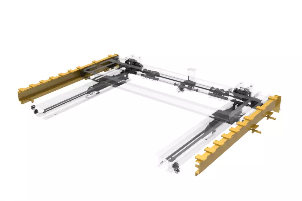 Marine Double-Beam LARS 3.6tx4.3m 3D Model Track