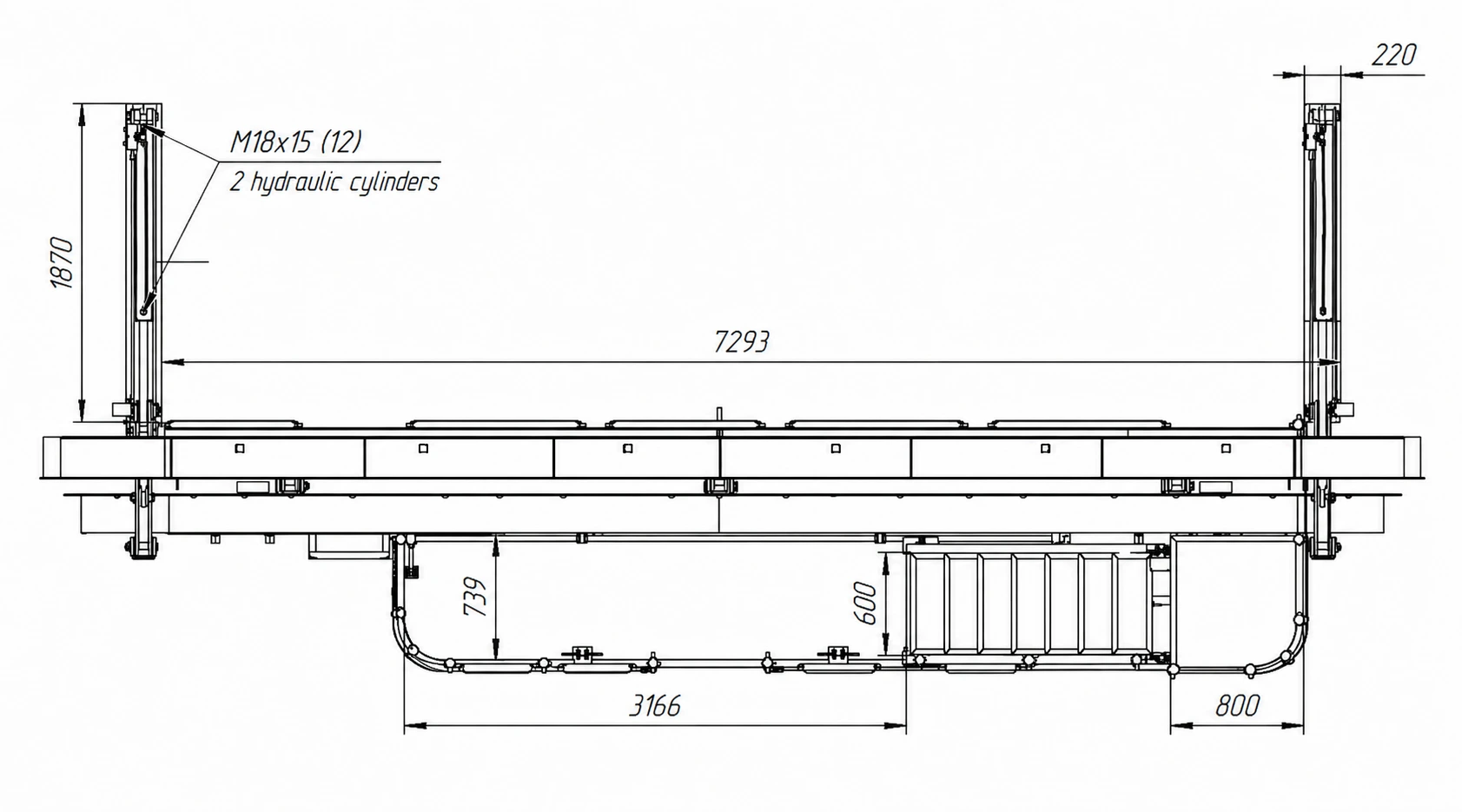 Marine Multipurpose Side Shell Door Dimensions Top View