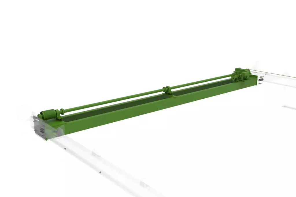 Marine Overhead Crane 3D Model Bridge Travel Drive