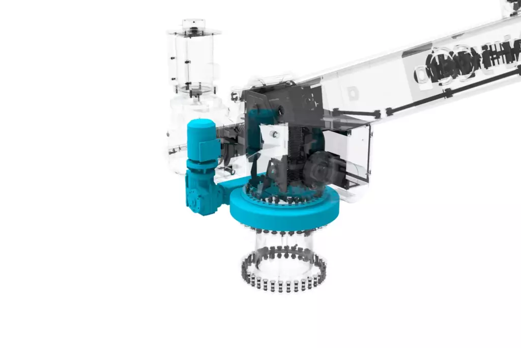 Marine Stiff Boom Crane 1TX3M 3D Model Slewing System