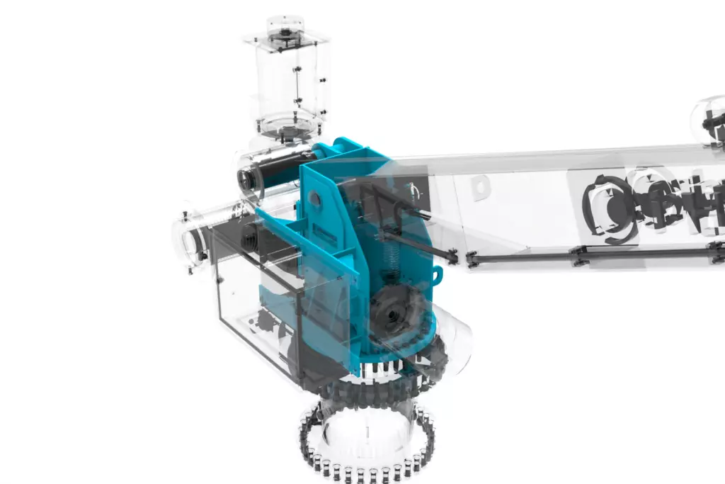 Marine Stiff Boom Crane 1TX3M 3D Model Structure Housing